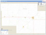 Pawnee County, KS <br /> Wall Map <br /> Zip Code <br /> Basic Style 2025 Map