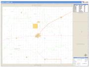 Pratt County, KS <br /> Wall Map <br /> Zip Code <br /> Basic Style 2025 Map