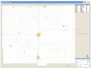 Rice County, KS <br /> Wall Map <br /> Zip Code <br /> Basic Style 2025 Map