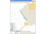 Riley County, KS <br /> Wall Map <br /> Zip Code <br /> Basic Style 2025 Map