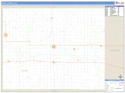 Rush County, KS <br /> Wall Map <br /> Zip Code <br /> Basic Style 2025 Map