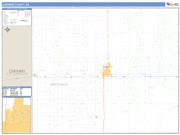 Sherman County, KS <br /> Wall Map <br /> Zip Code <br /> Basic Style 2025 Map