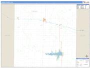Trego County, KS <br /> Wall Map <br /> Zip Code <br /> Basic Style 2025 Map