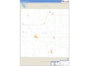 Wilson County, KS <br /> Wall Map <br /> Zip Code <br /> Basic Style 2025 Map