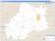 Anderson County, KY <br /> Wall Map <br /> Zip Code <br /> Basic Style 2025 Map
