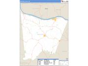 Bracken County, KY <br /> Wall Map <br /> Zip Code <br /> Basic Style 2025 Map