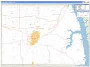 Calloway County, KY <br /> Wall Map <br /> Zip Code <br /> Basic Style 2025 Map