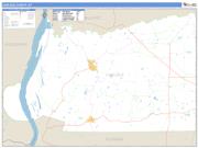 Carlisle County, KY <br /> Wall Map <br /> Zip Code <br /> Basic Style 2025 Map