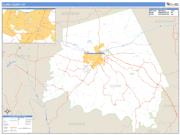 Clark County, KY <br /> Wall Map <br /> Zip Code <br /> Basic Style 2025 Map