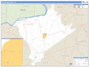 Crittenden County, KY <br /> Wall Map <br /> Zip Code <br /> Basic Style 2025 Map