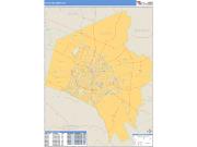 Fayette County, KY <br /> Wall Map <br /> Zip Code <br /> Basic Style 2025 Map
