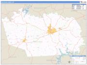 Grayson County, KY <br /> Wall Map <br /> Zip Code <br /> Basic Style 2025 Map