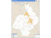 Hardin County, KY <br /> Wall Map <br /> Zip Code <br /> Basic Style 2025 Map