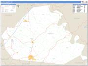 Henry County, KY <br /> Wall Map <br /> Zip Code <br /> Basic Style 2025 Map
