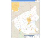 Hopkins County, KY <br /> Wall Map <br /> Zip Code <br /> Basic Style 2025 Map