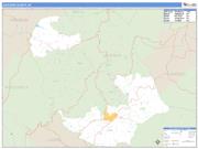 Jackson County, KY <br /> Wall Map <br /> Zip Code <br /> Basic Style 2025 Map