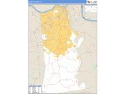 Kenton County, KY <br /> Wall Map <br /> Zip Code <br /> Basic Style 2025 Map