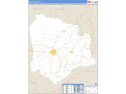 Knott County, KY <br /> Wall Map <br /> Zip Code <br /> Basic Style 2025 Map