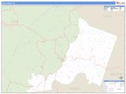 Lee County, KY <br /> Wall Map <br /> Zip Code <br /> Basic Style 2025 Map