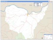Lewis County, KY <br /> Wall Map <br /> Zip Code <br /> Basic Style 2025 Map