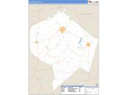 Lincoln County, KY <br /> Wall Map <br /> Zip Code <br /> Basic Style 2025 Map