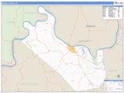 Meade County, KY <br /> Wall Map <br /> Zip Code <br /> Basic Style 2025 Map
