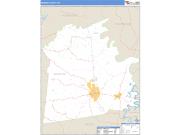Mercer County, KY <br /> Wall Map <br /> Zip Code <br /> Basic Style 2025 Map