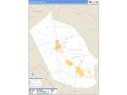 Montgomery County, KY <br /> Wall Map <br /> Zip Code <br /> Basic Style 2025 Map