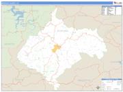Morgan County, KY <br /> Wall Map <br /> Zip Code <br /> Basic Style 2025 Map