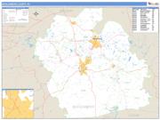 Muhlenberg County, KY <br /> Wall Map <br /> Zip Code <br /> Basic Style 2025 Map