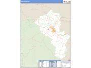 Perry County, KY <br /> Wall Map <br /> Zip Code <br /> Basic Style 2025 Map