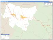 Powell County, KY <br /> Wall Map <br /> Zip Code <br /> Basic Style 2025 Map