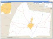 Simpson County, KY <br /> Wall Map <br /> Zip Code <br /> Basic Style 2025 Map
