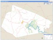 Spencer County, KY <br /> Wall Map <br /> Zip Code <br /> Basic Style 2024 Map