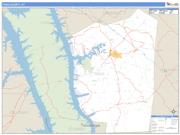 Trigg County, KY <br /> Wall Map <br /> Zip Code <br /> Basic Style 2025 Map