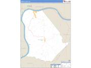 Trimble County, KY <br /> Wall Map <br /> Zip Code <br /> Basic Style 2025 Map