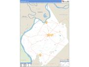 Union County, KY <br /> Wall Map <br /> Zip Code <br /> Basic Style 2025 Map