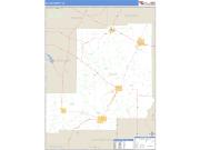 Allen County, LA <br /> Wall Map <br /> Zip Code <br /> Basic Style 2025 Map