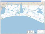 Cameron County, LA <br /> Wall Map <br /> Zip Code <br /> Basic Style 2025 Map