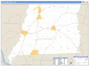 E. Feliciana County, LA <br /> Wall Map <br /> Zip Code <br /> Basic Style 2025 Map