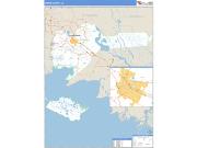 Iberia County, LA <br /> Wall Map <br /> Zip Code <br /> Basic Style 2025 Map