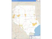 Livingston County, LA <br /> Wall Map <br /> Zip Code <br /> Basic Style 2025 Map