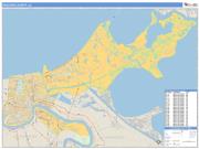 Orleans County, LA <br /> Wall Map <br /> Zip Code <br /> Basic Style 2025 Map