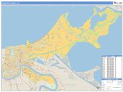 Orleans County, LA <br /> Wall Map <br /> Zip Code <br /> Basic Style 2024 Map