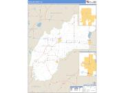 Richland County, LA <br /> Wall Map <br /> Zip Code <br /> Basic Style 2025 Map