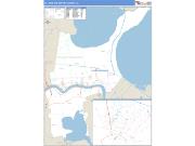 St. John the Baptist County, LA <br /> Wall Map <br /> Zip Code <br /> Basic Style 2025 Map