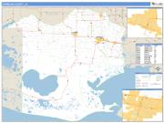 Vermilion County, LA <br /> Wall Map <br /> Zip Code <br /> Basic Style 2025 Map