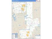 Penobscot County, ME <br /> Wall Map <br /> Zip Code <br /> Basic Style 2025 Map