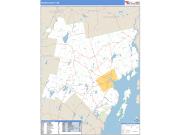Waldo County, ME <br /> Wall Map <br /> Zip Code <br /> Basic Style 2025 Map