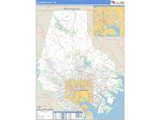 Baltimore County, MD <br /> Wall Map <br /> Zip Code <br /> Basic Style 2025 Map